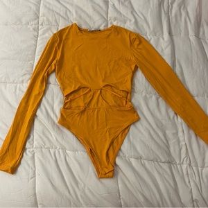 Zara orange bodysuit size small 🧡